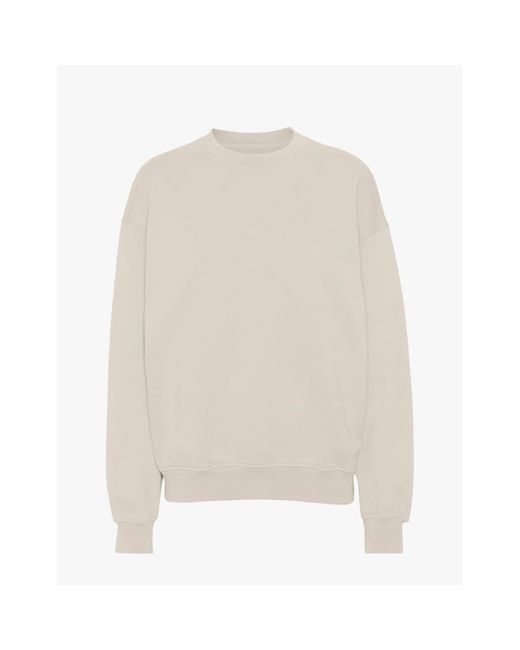 COLORFUL STANDARD Ivory White Oversized Crew | Lyst