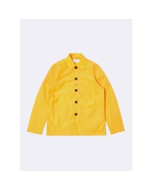 Universal Works Yellow Bakers Chore Jacket for men