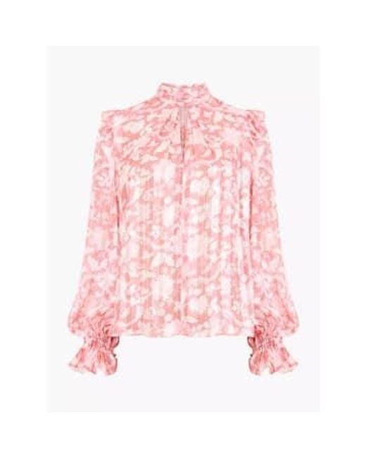 French Connection Pink Cynthia Fauna Top