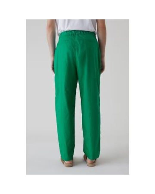 Closed Green - Nanaimo Straight Pants - Organic Cotton Popeline - Botanic - 32 for men