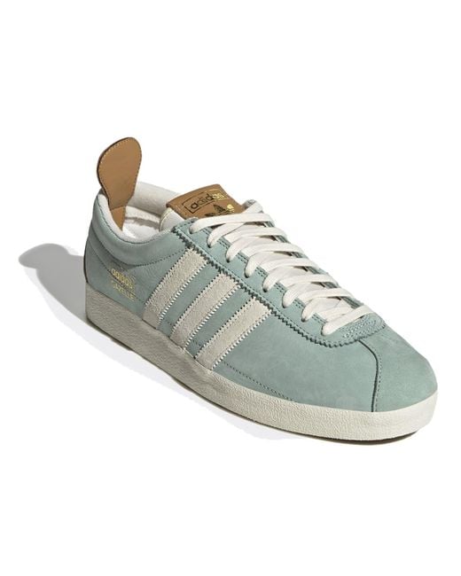 adidas Gazelle Vintage Schuhe Grün Tint & Creme Weiß für Herren | Lyst DE