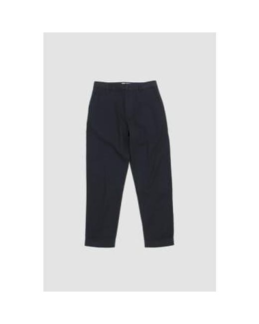 Universal Works Blue Rb Cotton/ Twill Chino Navy for men