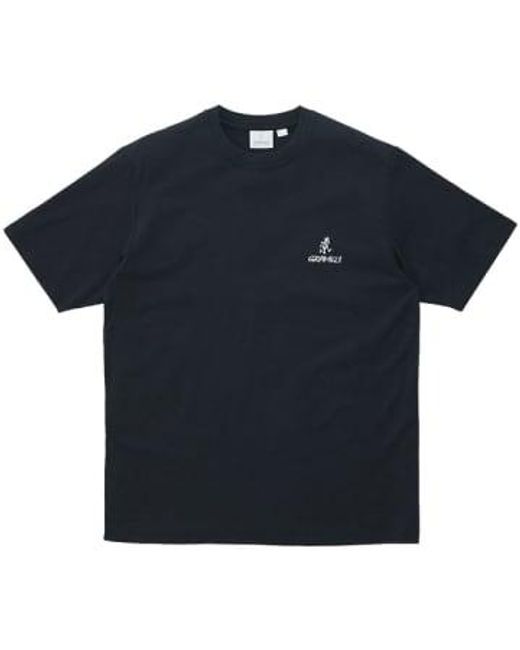 Camiseta peak Gramicci de hombre de color Blue