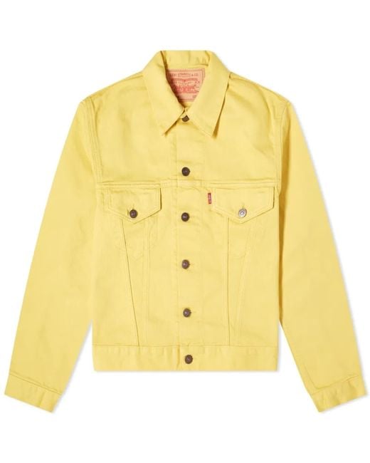 Levi's Yellow 60s Trucker Jacket for men