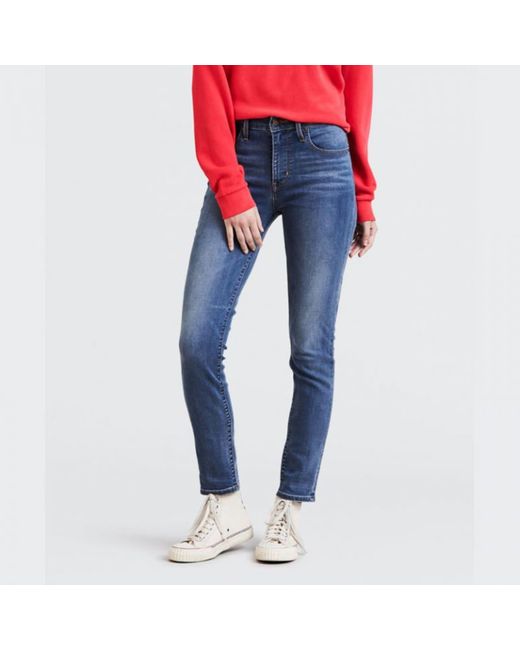 Levi's 721 Hi Rise Skinny - Dust In The Wind 18882-0130 in Blue - Save 26%  - Lyst