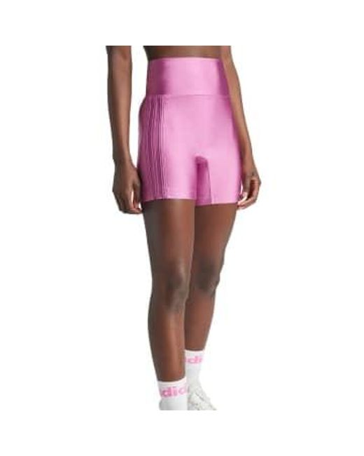 Adidas Pink Sepuli Originals Fashion 3 Stripes Spandex Cycling Shorts M
