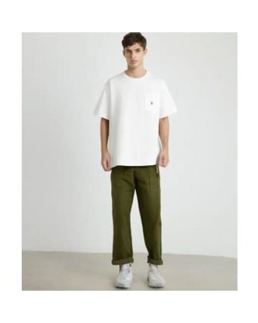 Gramicci Green Weather Pants Fatigue Man Olives Xs for men