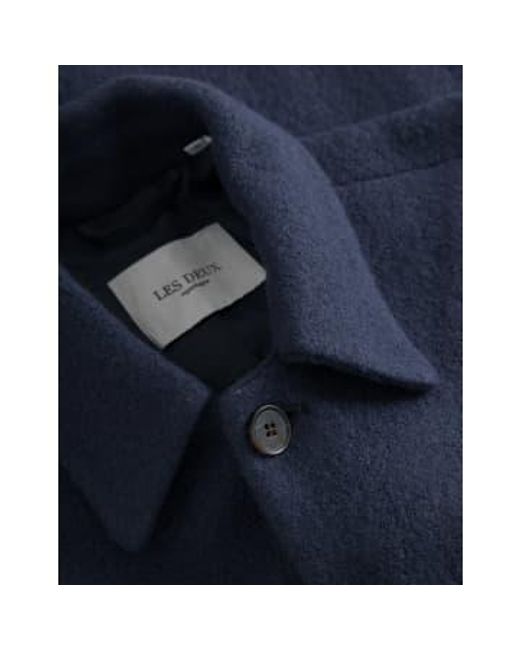 Les Deux Blue Marseille Italian Block Jacket S for men