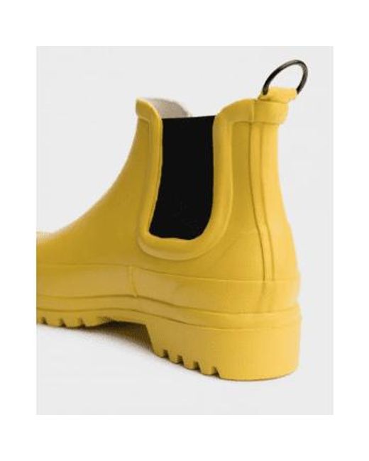 Stutterheim Yellow Sunflower Rain Boots Rubber for men
