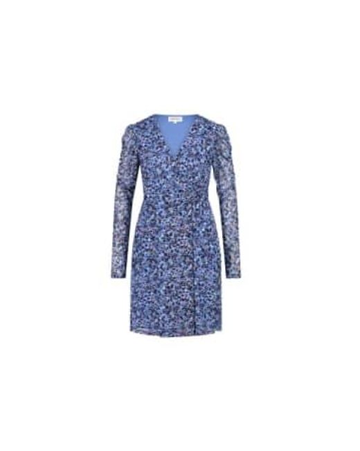 FABIENNE CHAPOT Blue Flockenkleid