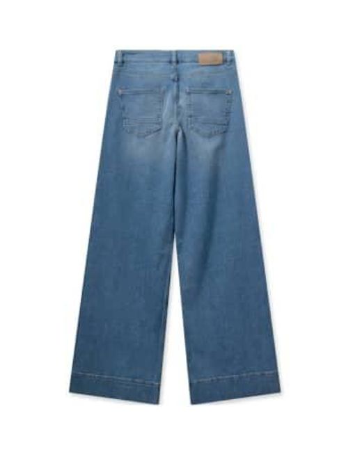 Mos Mosh Blue Reem pincourt jeans hellblau, lang