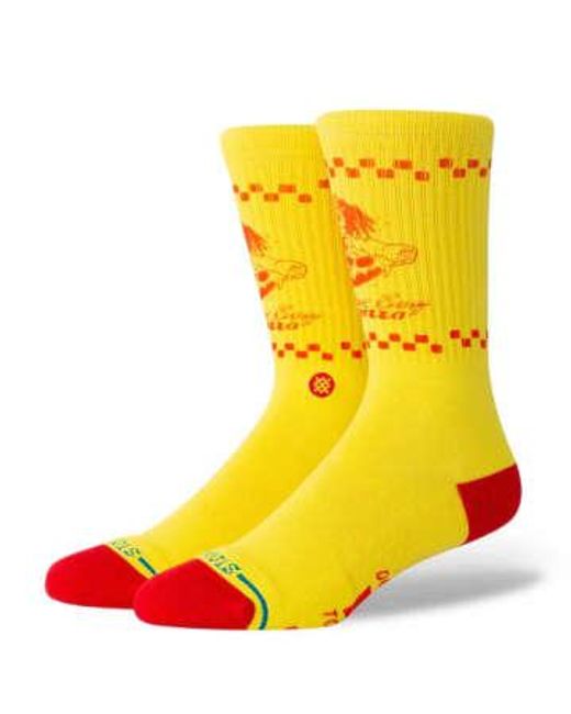 Stance Yellow Surfer Boy Large for men