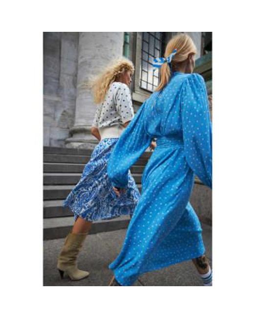 Parisll Midi Dress di Lolly's Laundry in Blue