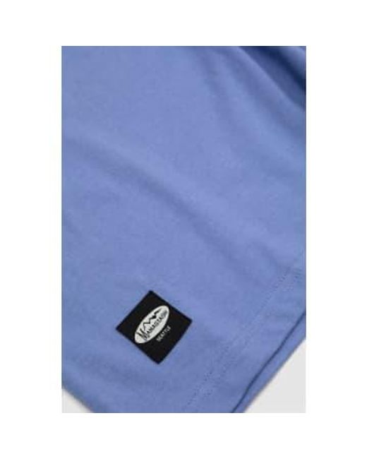 Manastash Blue Recycled Cotton Tee Happy Hour Violet S for men