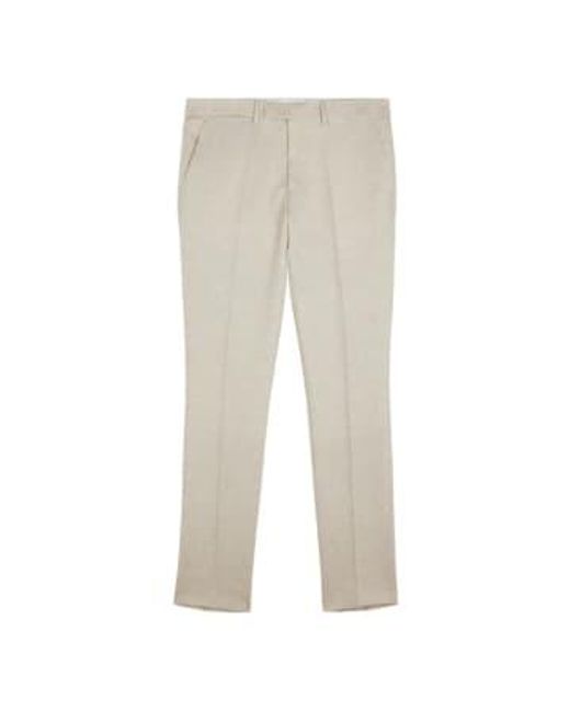 J.Lindeberg Natural Safari Grant Super Linen Pants for men