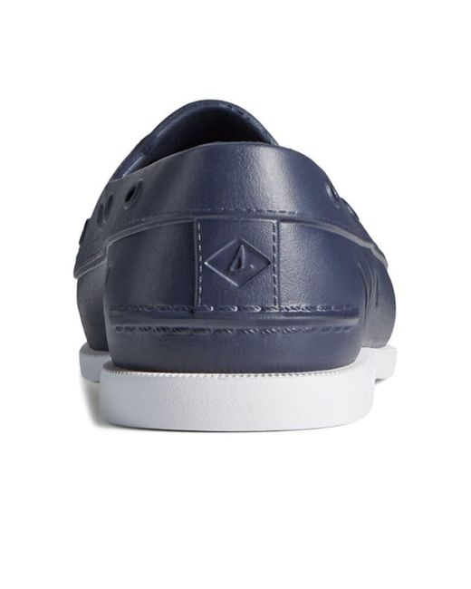 Sperry Top-Sider Navy And White Authentic Original Float Boat Shoes in Blue  | Lyst