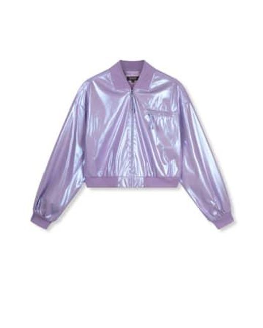 Refined Department Purple | Miley Woven Bomber