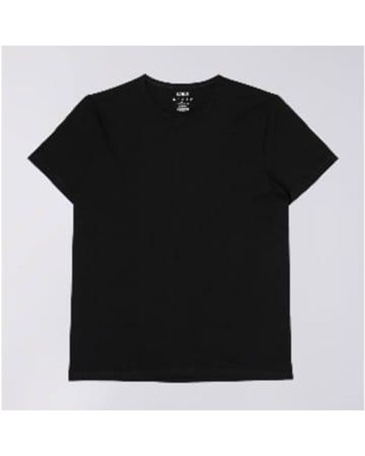 T-shirt double pack Edwin pour homme en coloris Black