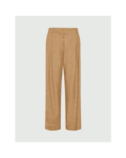 Guida sparke lurex pantalones lino tamaño: 12, col: oro Marella de color Natural