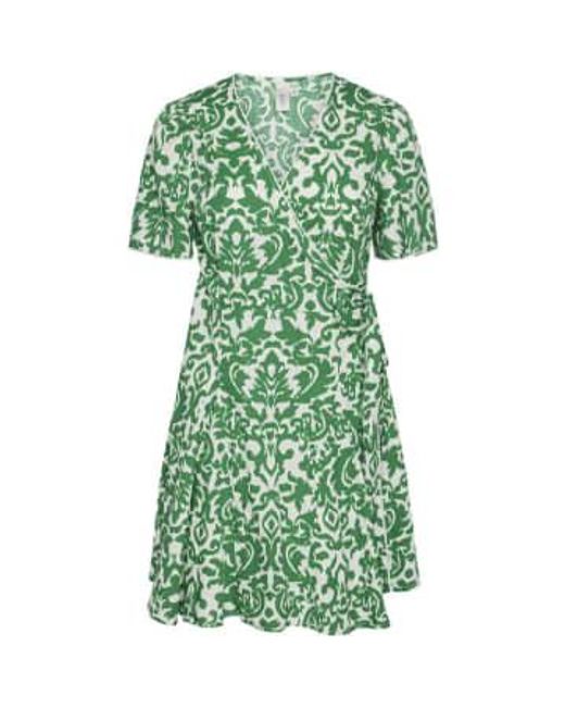 Yas A Wrap Dress di Y.A.S in Green