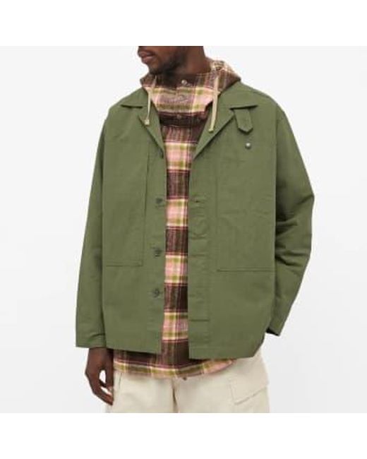 Veste chemise fatigue olive coton ripstop Engineered Garments pour homme en coloris Green