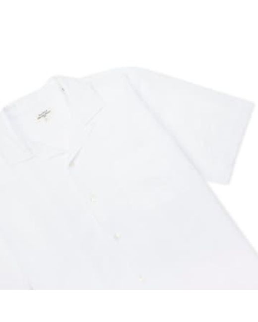 Hartford White Palm Mc Short Sleeve Shirt for men
