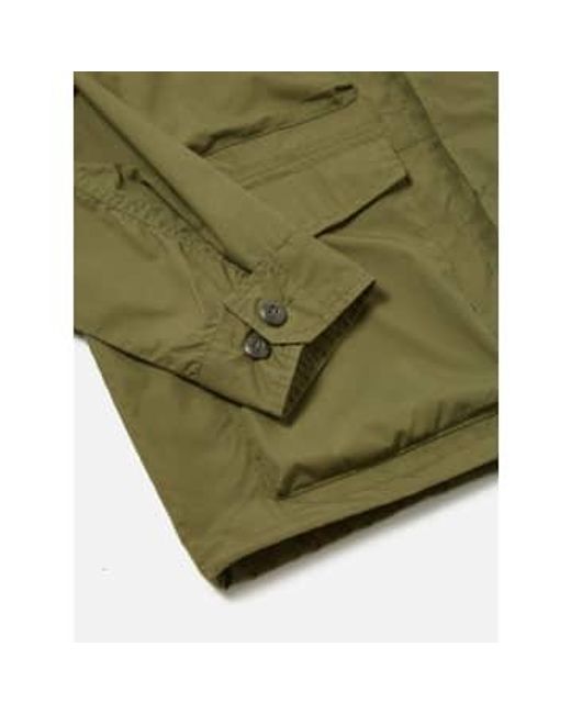 Universal Works Green Veste Parachute Field Recycled Poly Tech for men