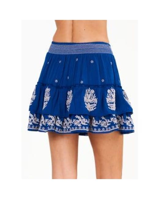 M.A.B.E Blue Mina Mini Skirt / Xs