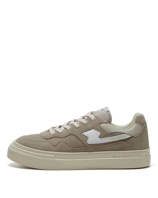 Stepney Workers Club Gray Pearl S-strike Suede Trainers for men