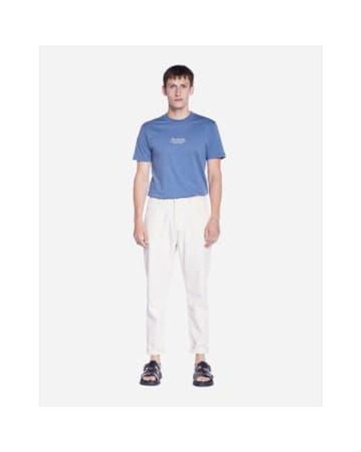 Olow Natural Ecru Jacquot Trousers W28/l00 / Blanc for men