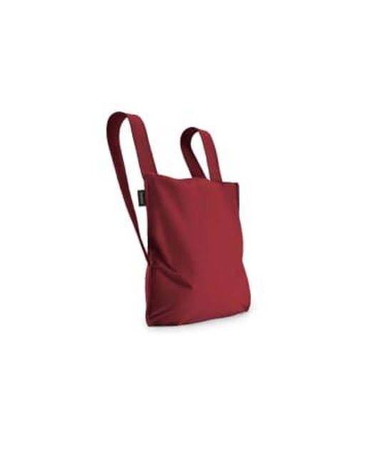 Bag And Backpack Wine di NOTABAG in Red