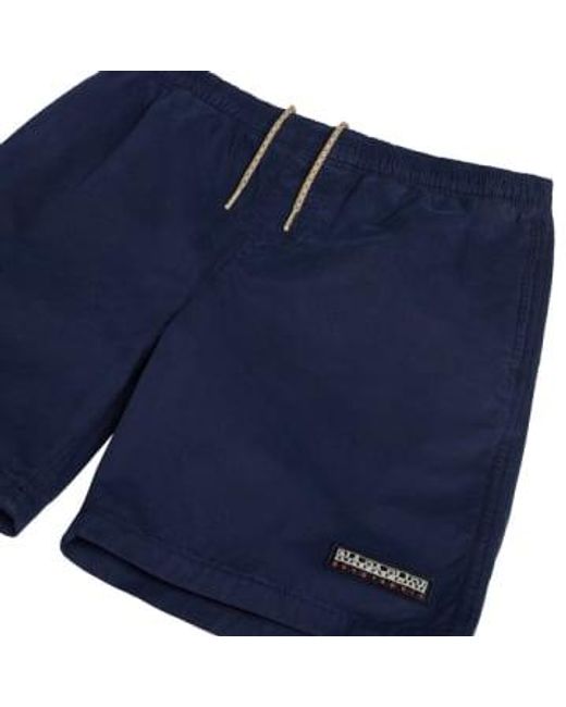 Napapijri Blue N-boyd Everyday Shorts Marine Small