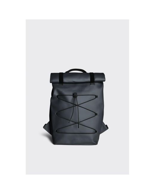 Rains Synthetic Rolltop Rucksack in Black for Men Mens Bags Backpacks 