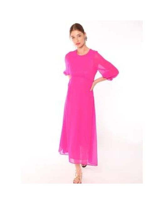 Vilagallo Pink Kara Dress Uk 8
