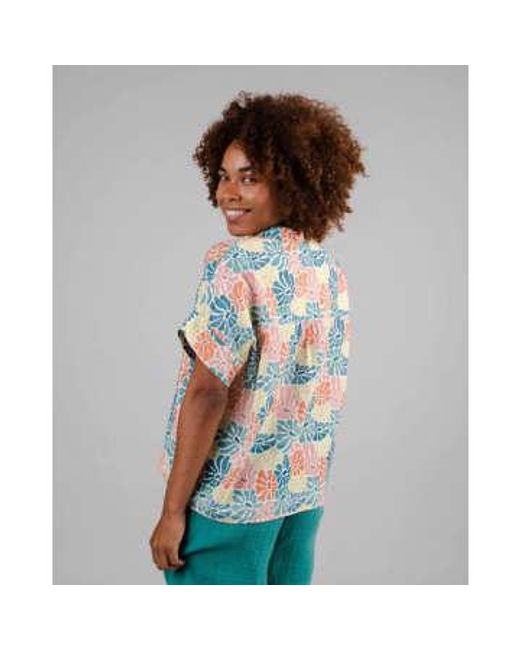 Brava Fabrics Multicolor Spring Shirt Japanese Floral Xs