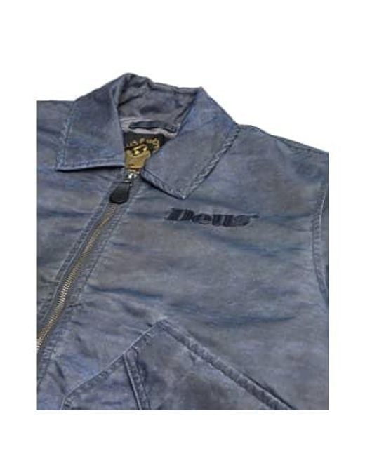 Deus Ex Machina Blue Dreamhouse Flight Jacket Vintage for men
