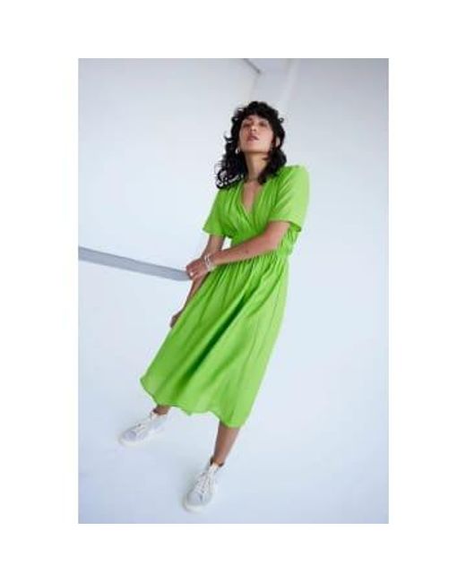 Ichi Green Ihquilla Dress 36