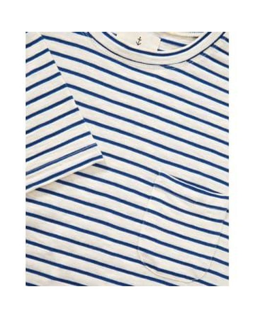 La Paz Blue Guerreiro Stripes T Shirt S for men