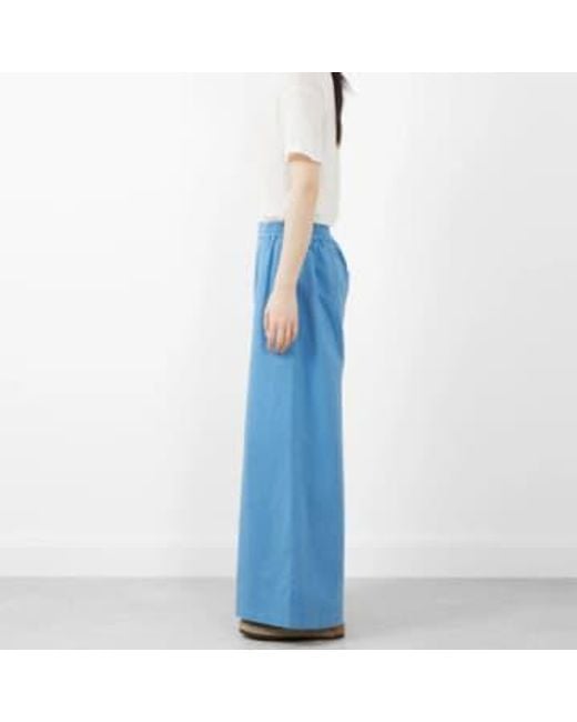 SIDELINE Blue Amber Trousers Light Denim Xs