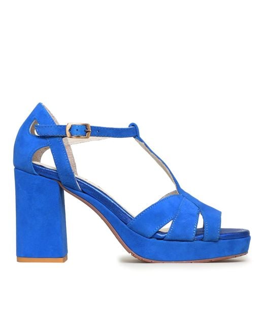 Esska Elektrische blaue Valerie -Sandalen in Blau | Lyst DE