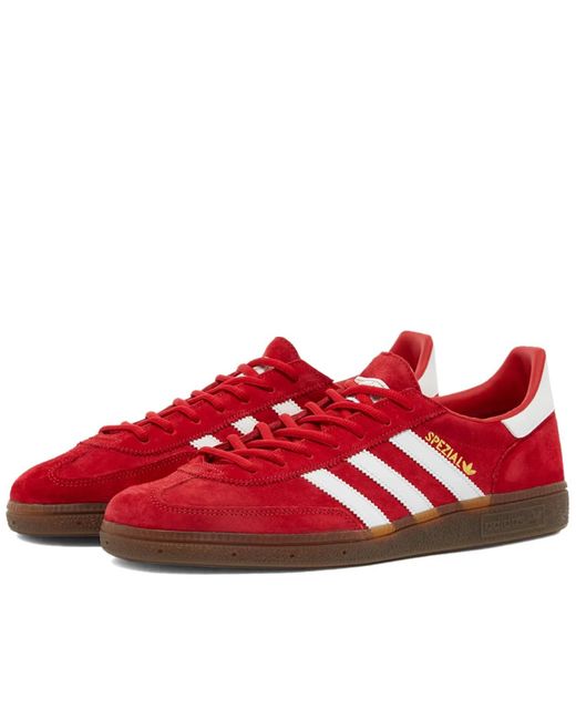 adidas Handball Spezial Suede Sneakers in Red | Lyst