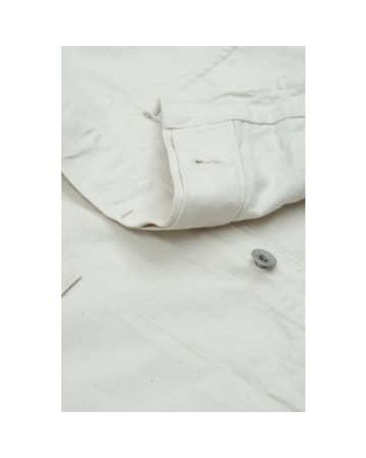 10Oz Jacket Ivory di Still By Hand in White da Uomo
