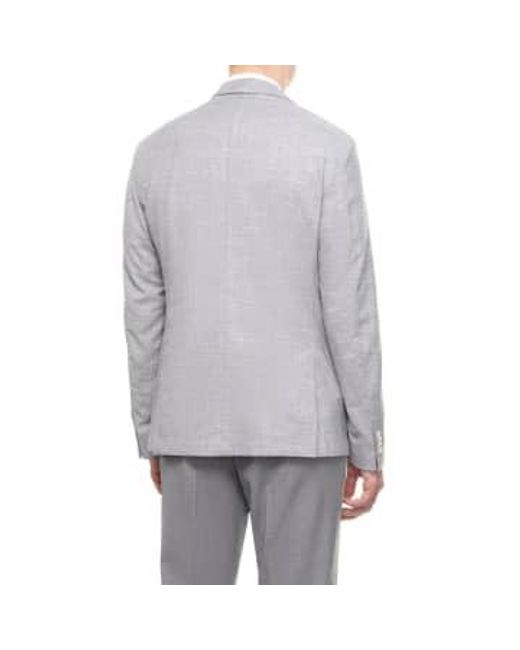 Boss Gray C-hanry-233 Grey Slim Fit Jacket for men