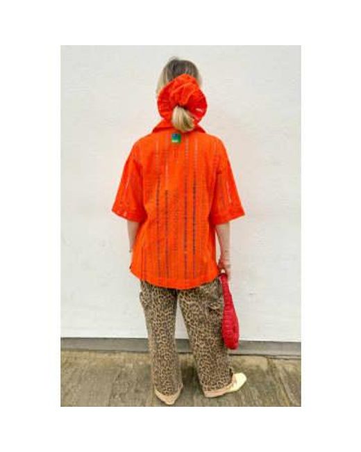 Chlo shirt Damson Madder en coloris Orange
