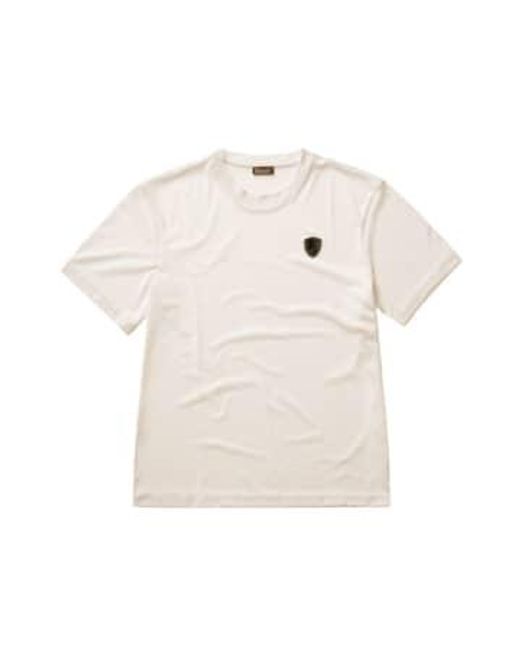 Blauer White T-shirt 24sbluh02243 006807 102