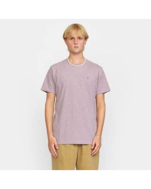 Revolution Lila melange regular t-shirt in Purple für Herren