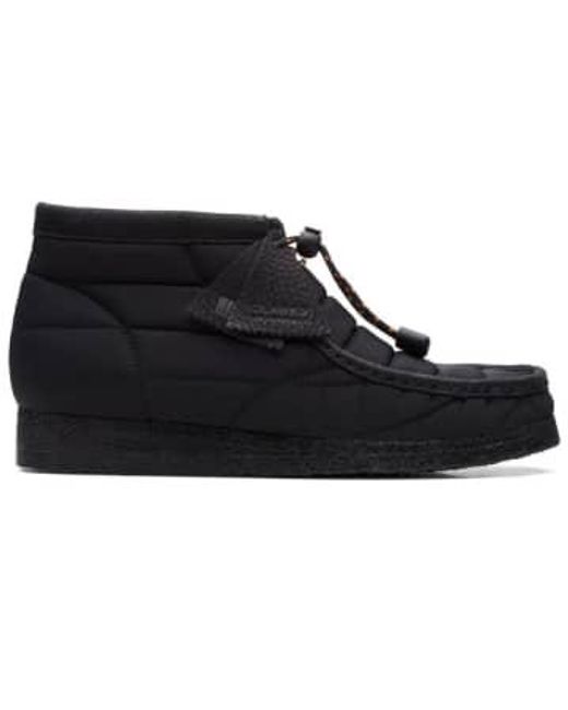 Clarks Black Wallabee Boot Quilted Uk 7 for men