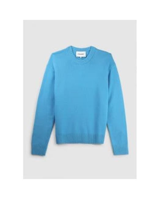 FRAME Blue S Cashmere Crewneck Sweatshirt for men