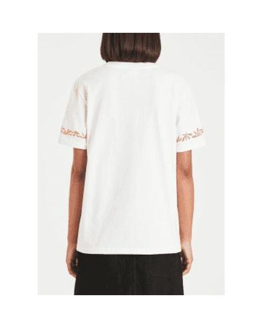 Paul Smith White Seedhead Scribble Graphic T-shirt Col: 01 , Size: L