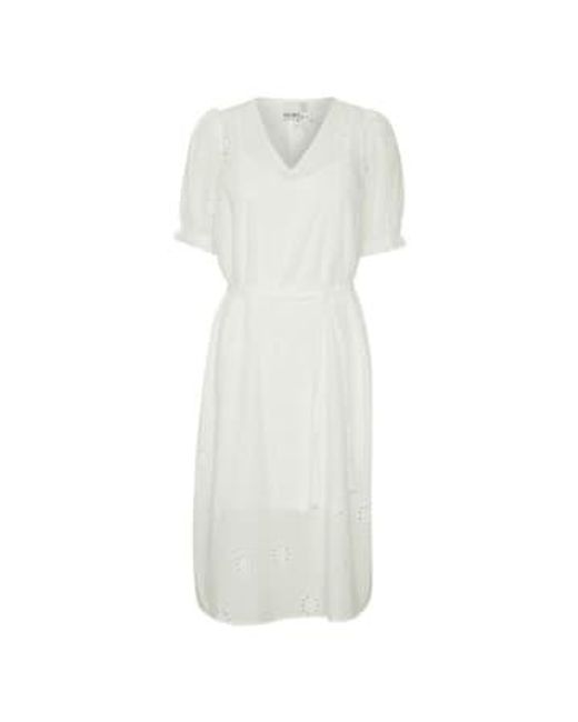 Ichi White Ulrica Dress Xs